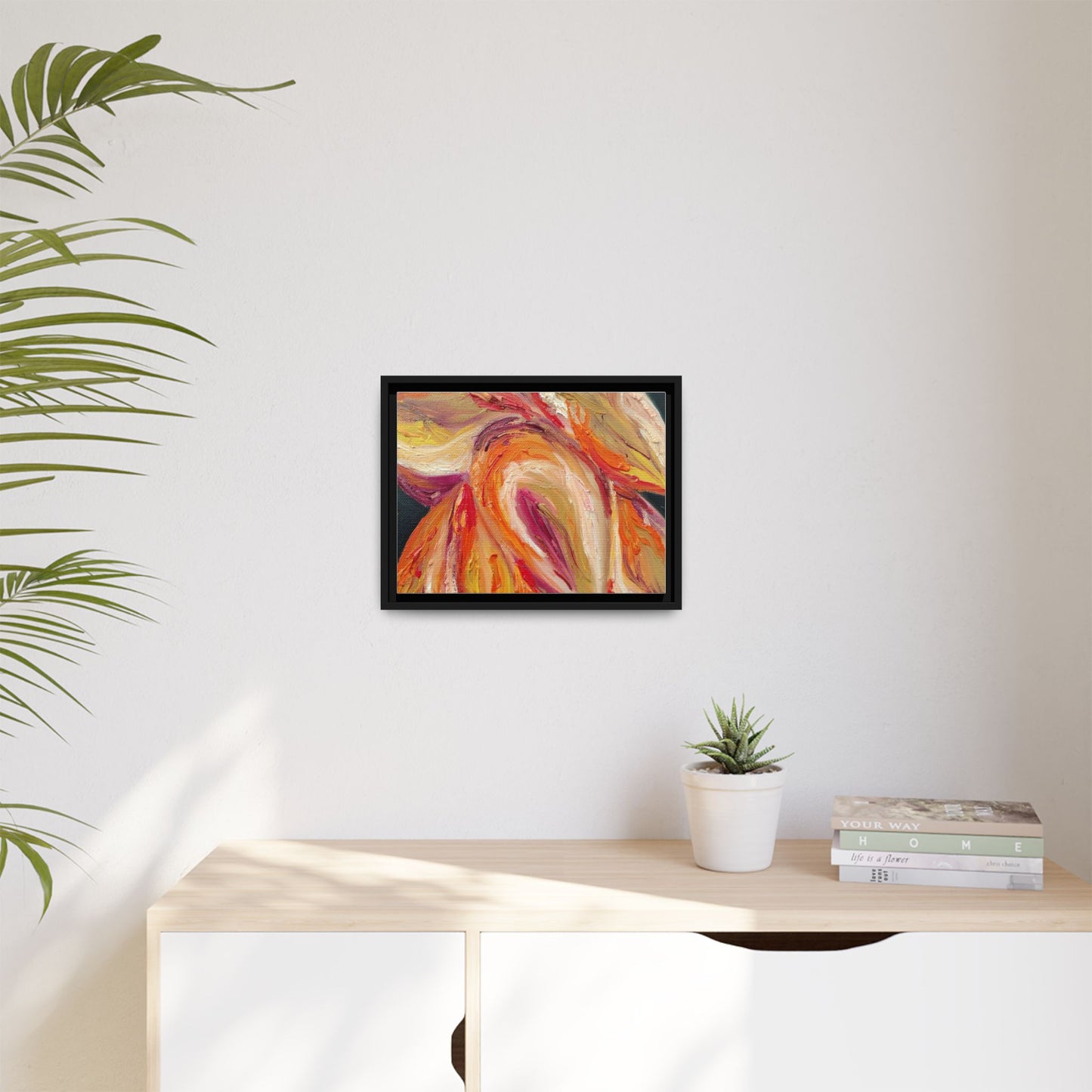 Dramatic Awakening Framed Canvas Art