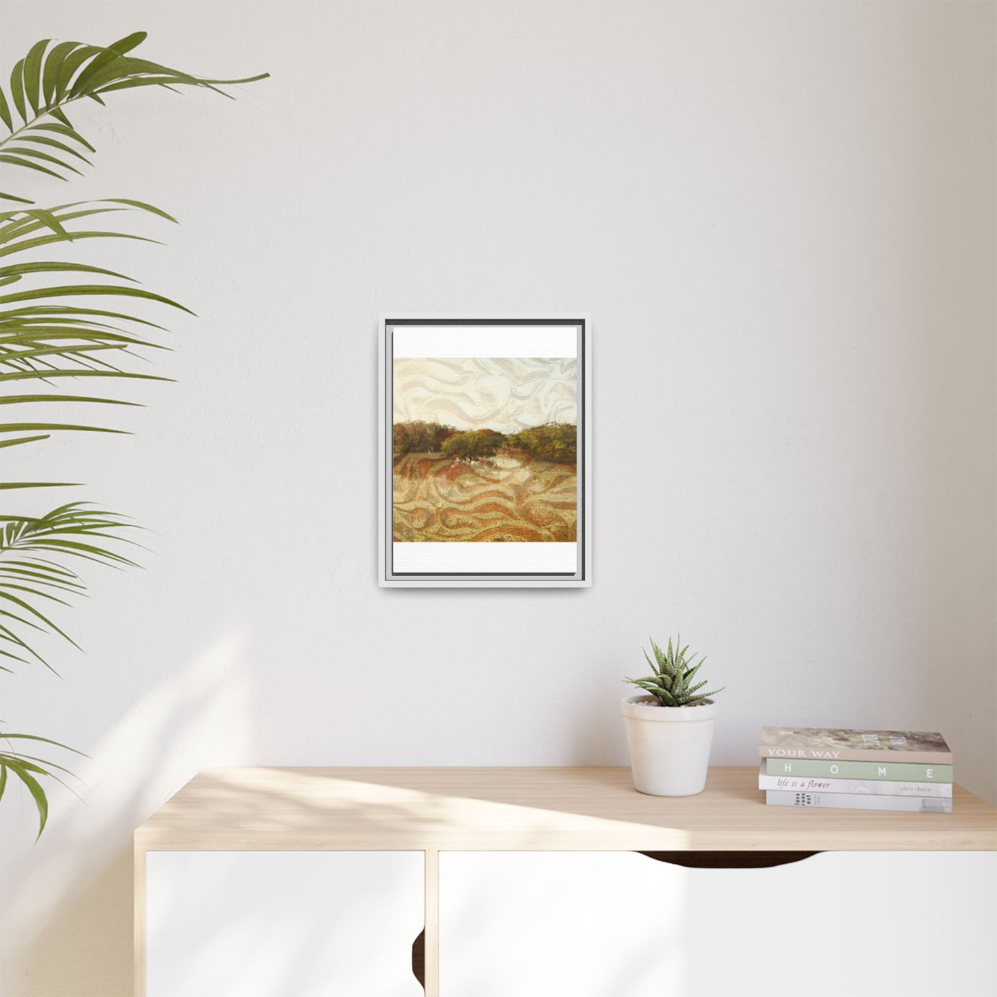 Serene Mangroves Framed Canvas Art