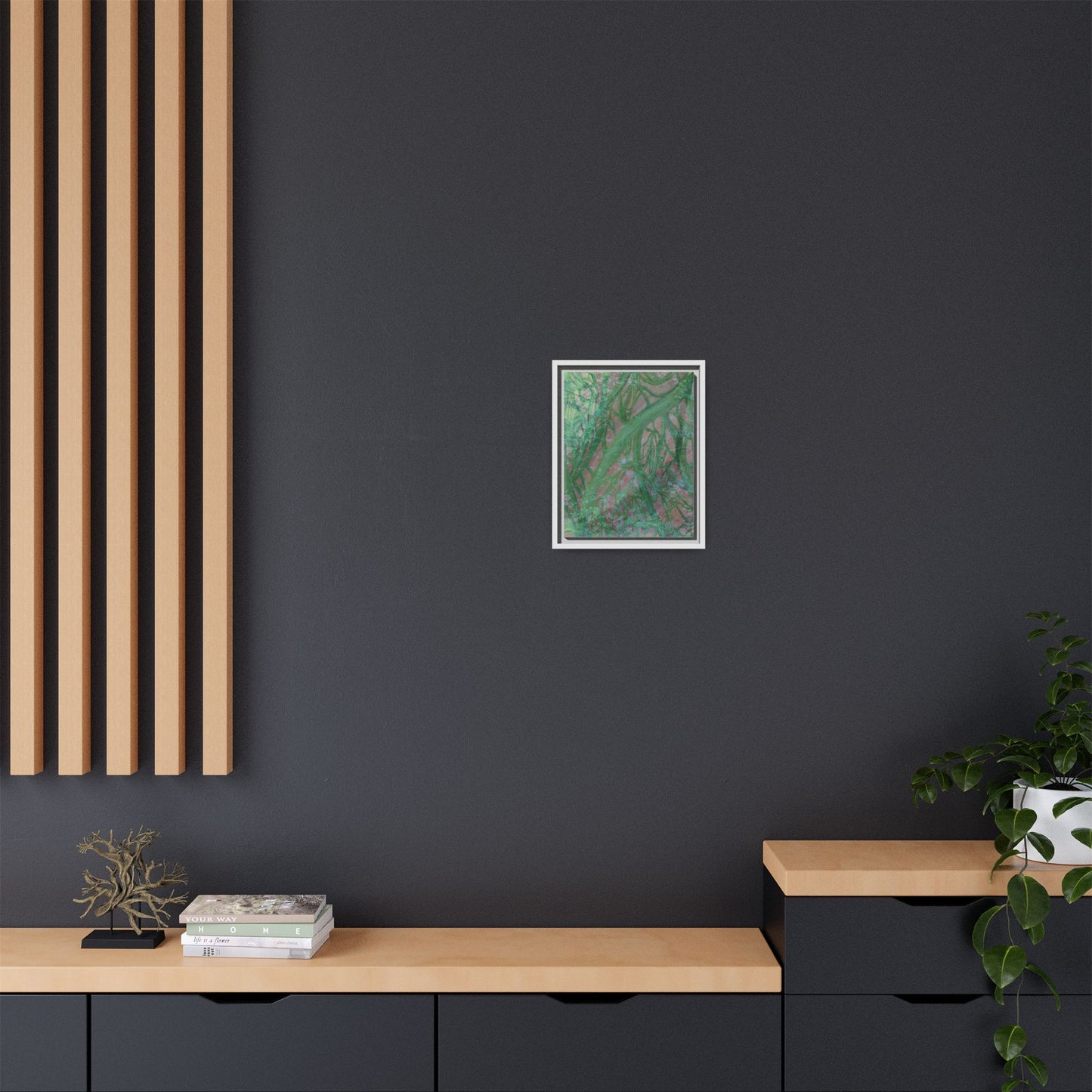 Inner Depths Framed Canvas Art