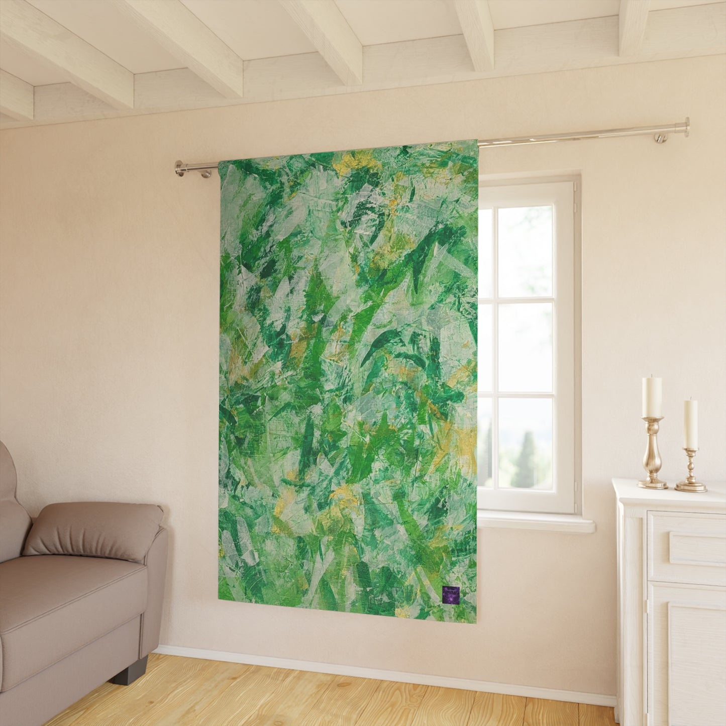 'Windswept - Whispers of Comfort' by Catherine Sweet Window Curtains (1 Piece)