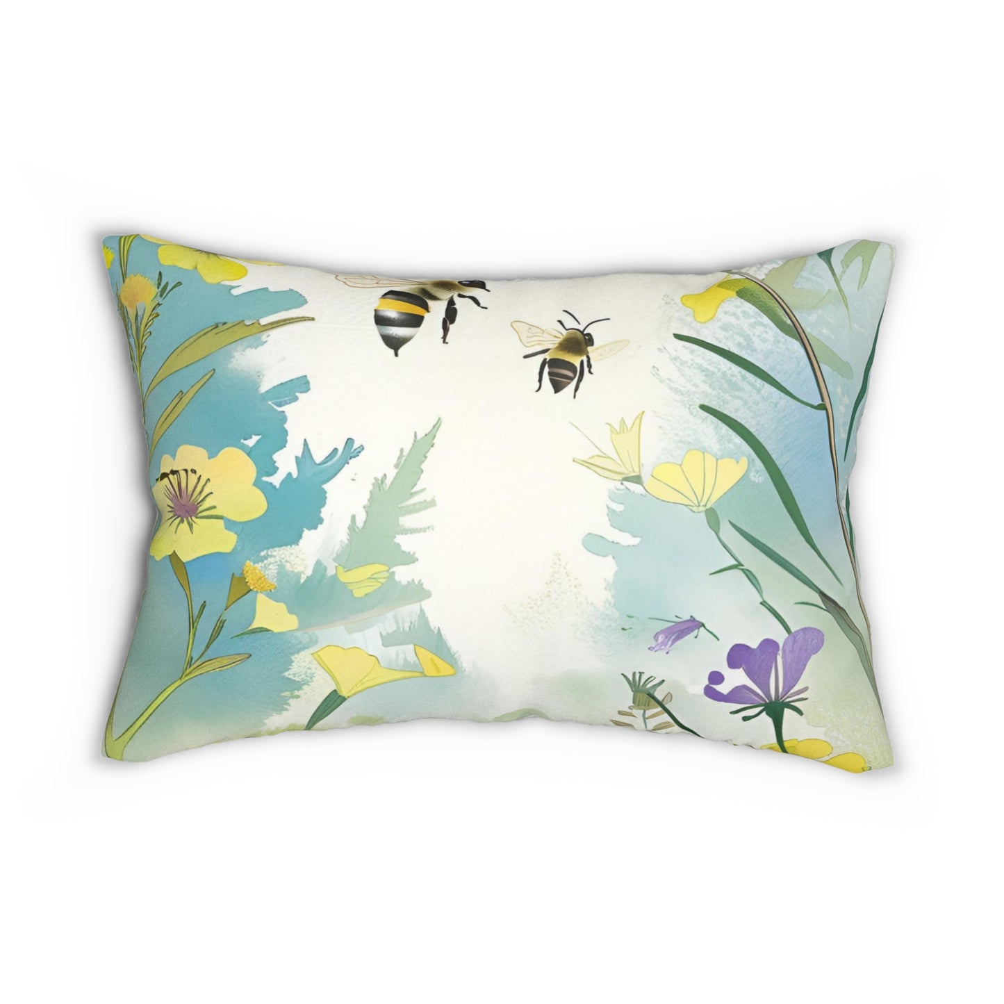 Bee Garden Lumbar Pillow