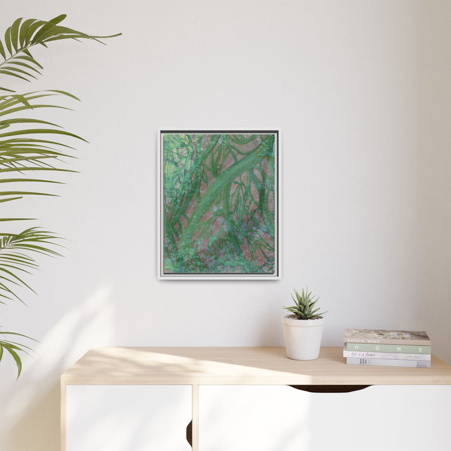Inner Depths Framed Canvas Art