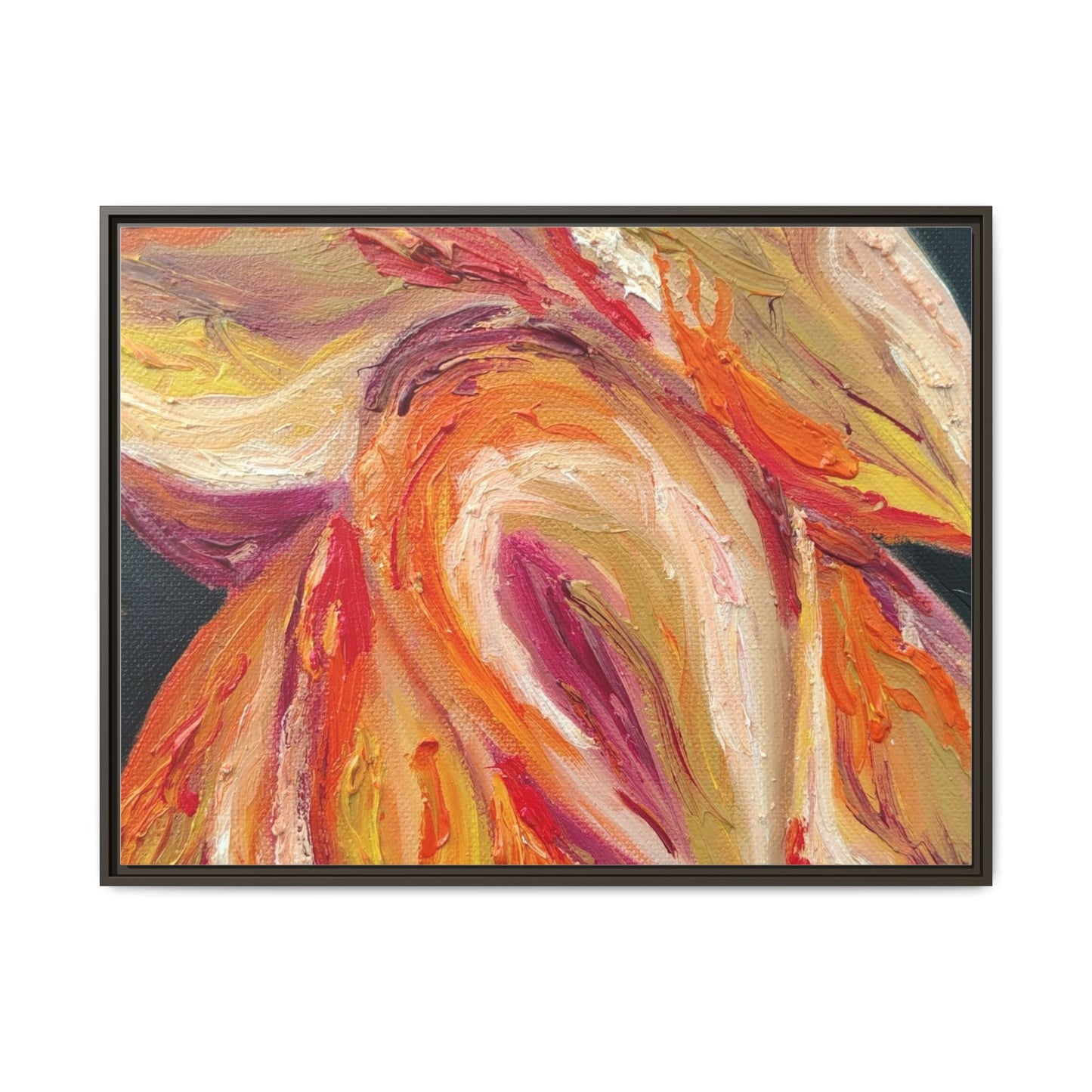 Dramatic Awakening Framed Canvas Art