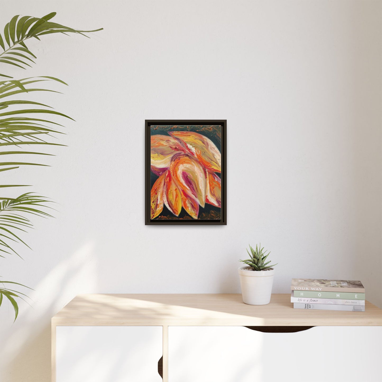 Dramatic Awakening Framed Canvas Art