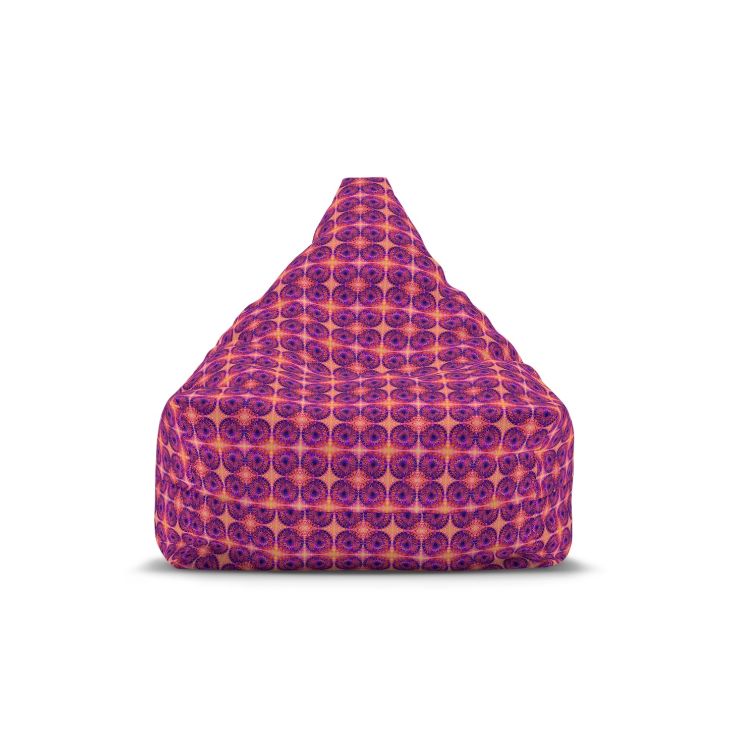 Net Circles by Uta Feinstein Bean Bag Chair Cover