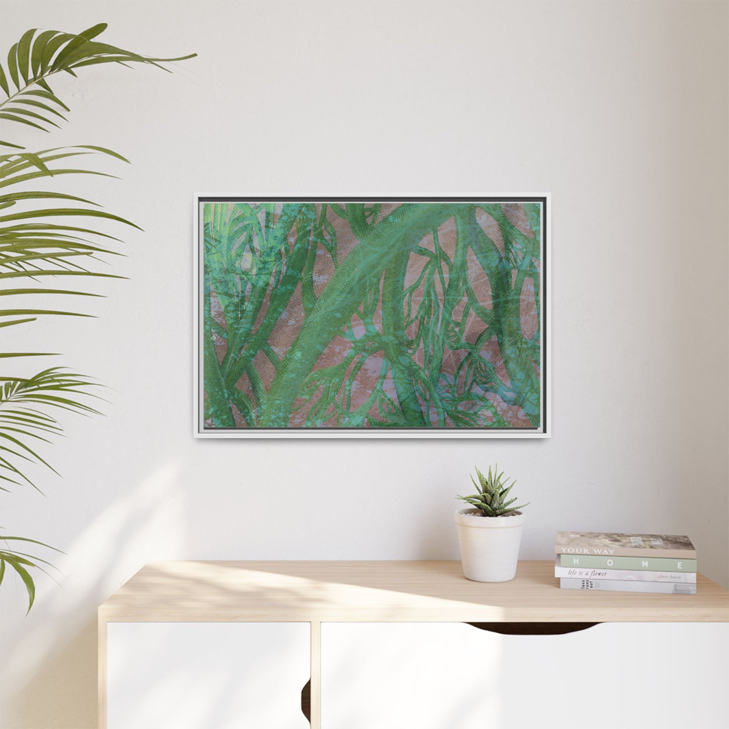 Inner Depths Framed Canvas Art