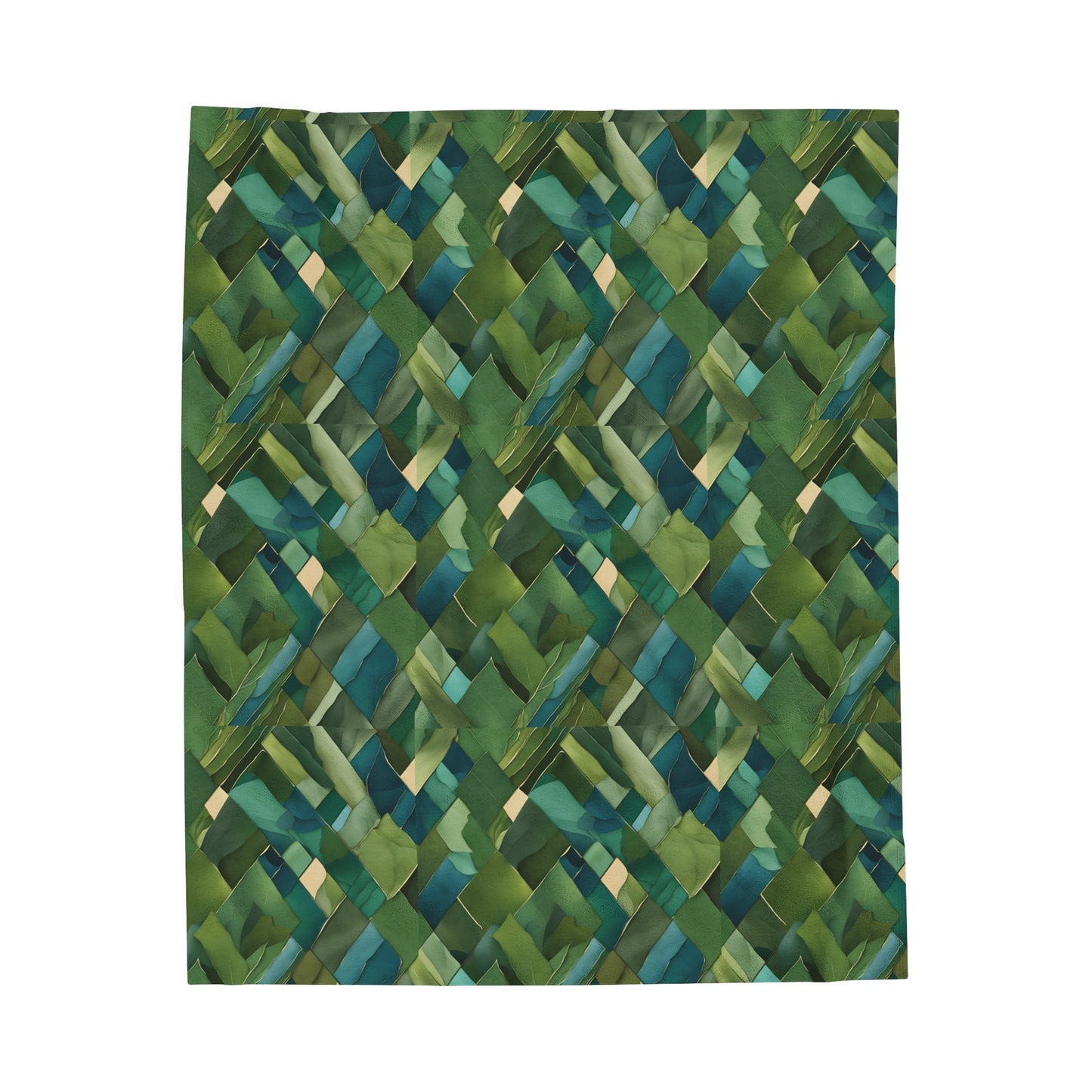 Jade Solace Velveteen Plush Blanket