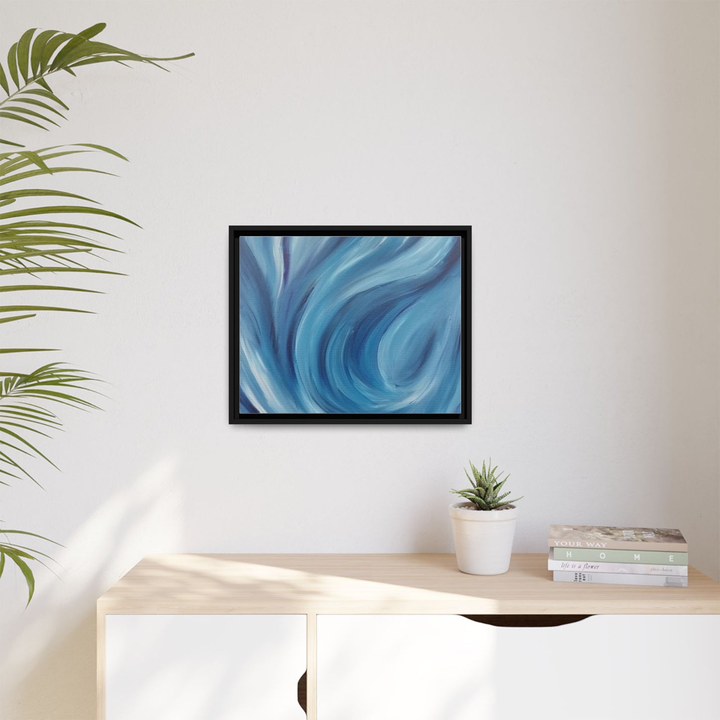 Intrinsic Reflection Framed Canvas Art