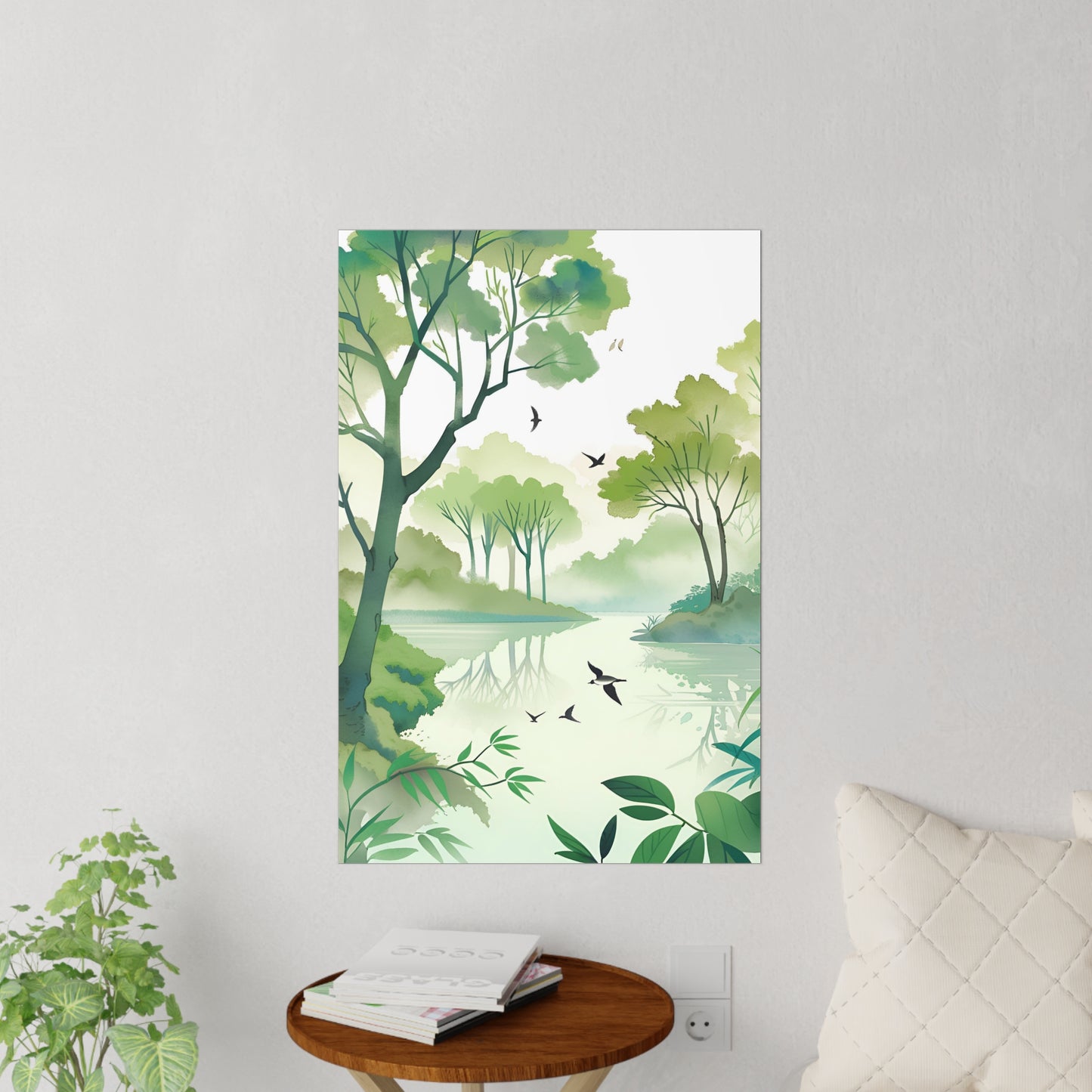 Tree Lake Wall Decals