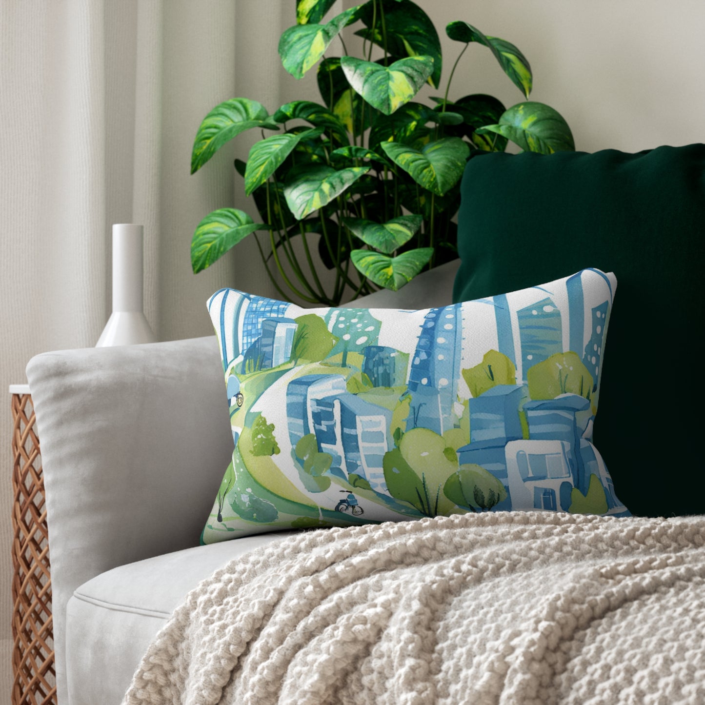 The City Lumbar Pillow