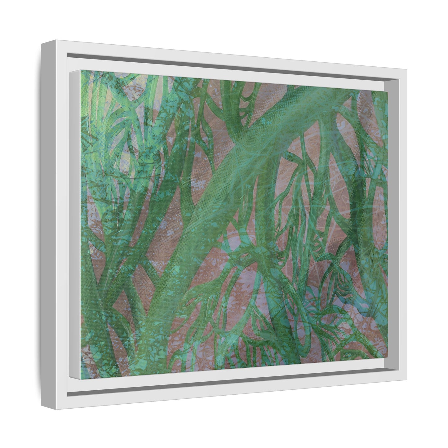 Inner Depths Framed Canvas Art