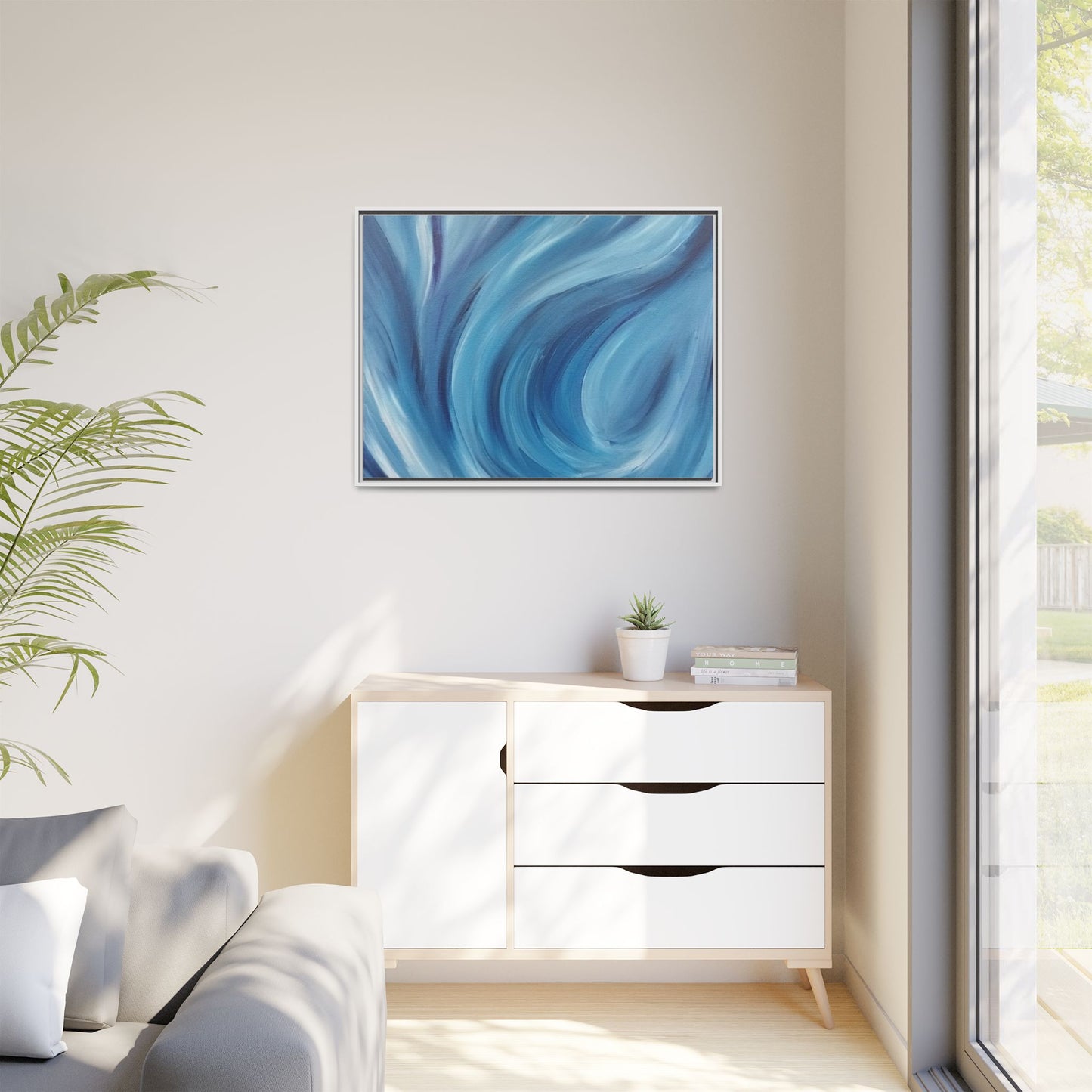 Intrinsic Reflection Framed Canvas Art