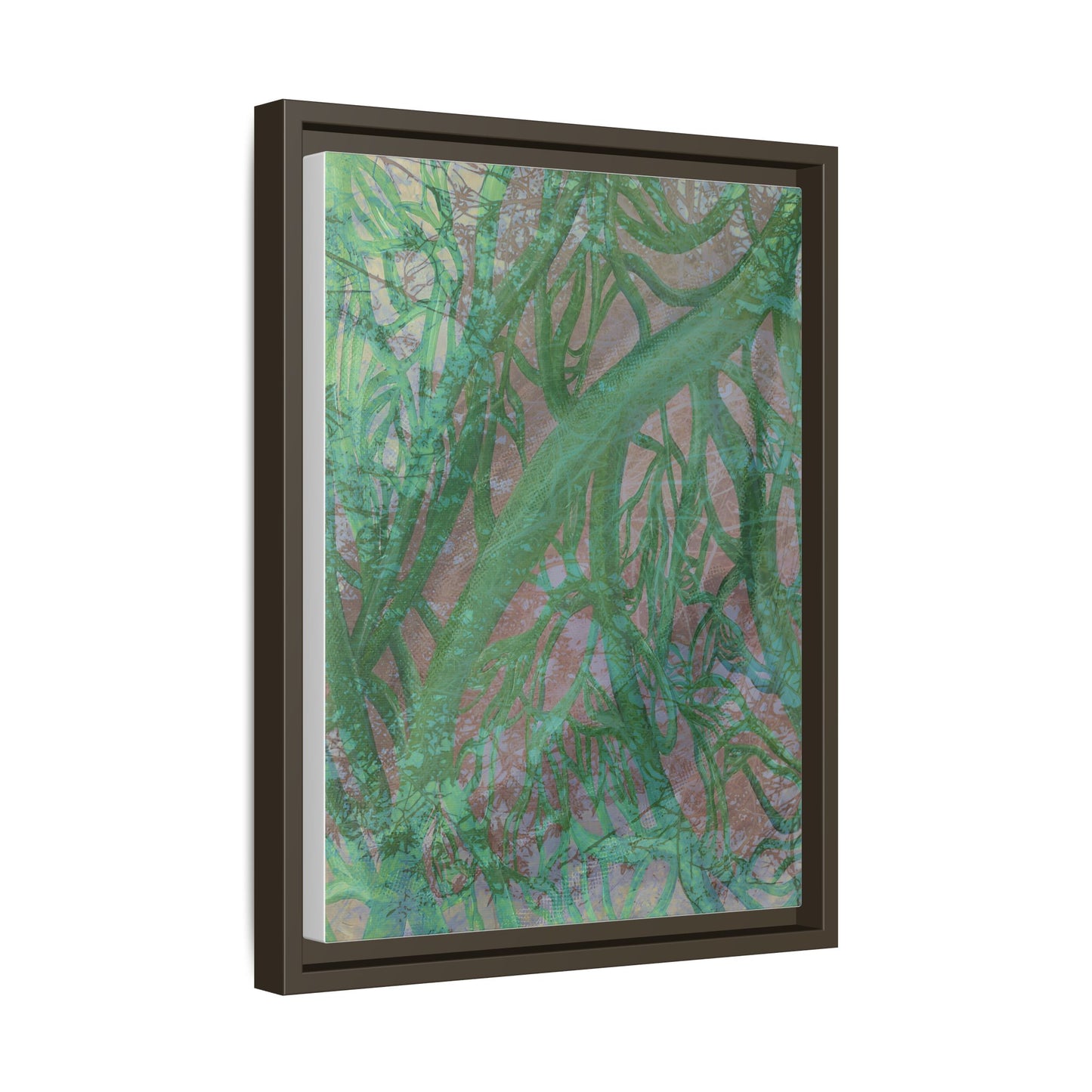 Inner Depths Framed Canvas Art