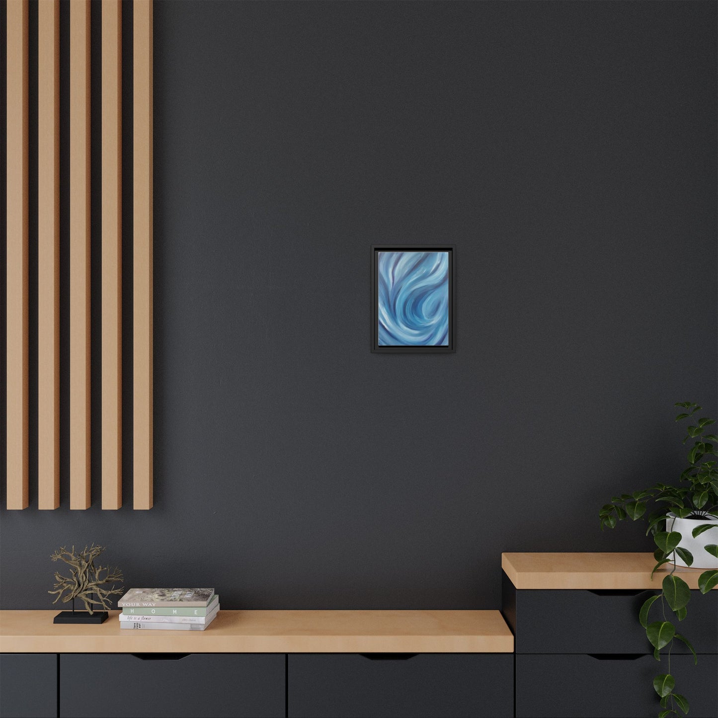 Intrinsic Reflection Framed Canvas Art