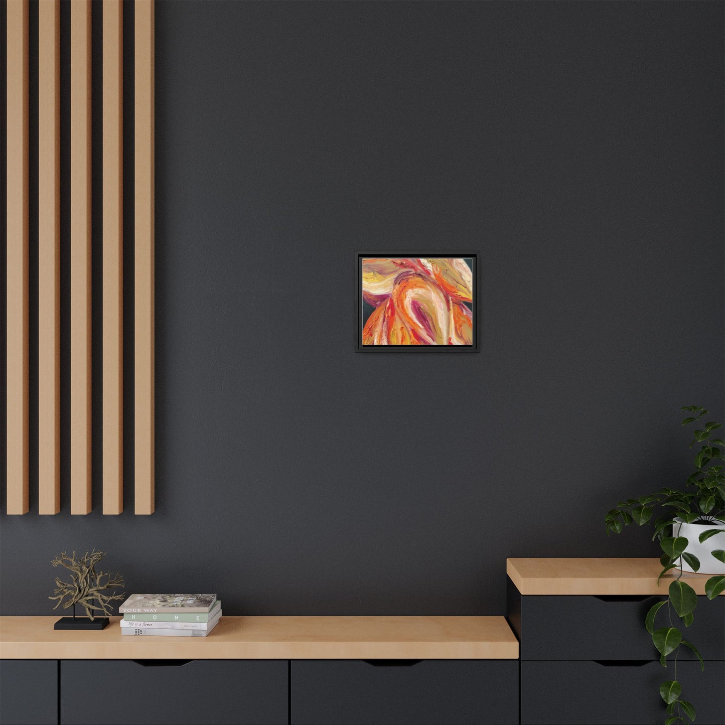 Dramatic Awakening Framed Canvas Art
