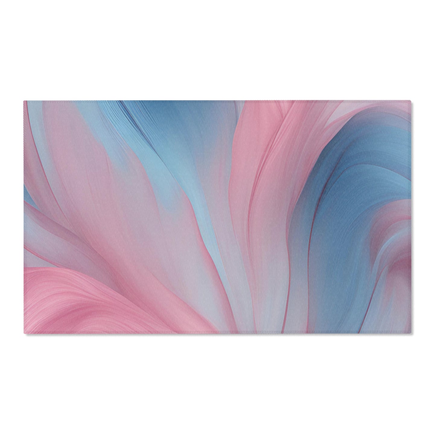 Rose Blue Area Rugs