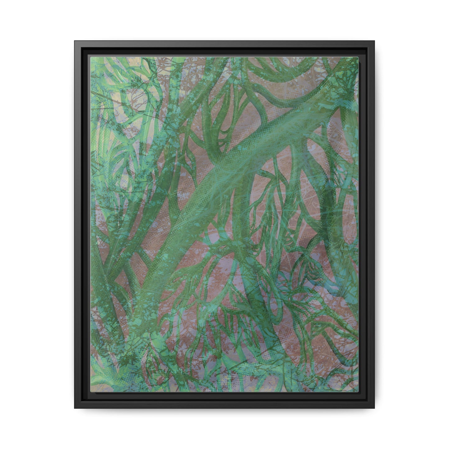 Inner Depths Framed Canvas Art