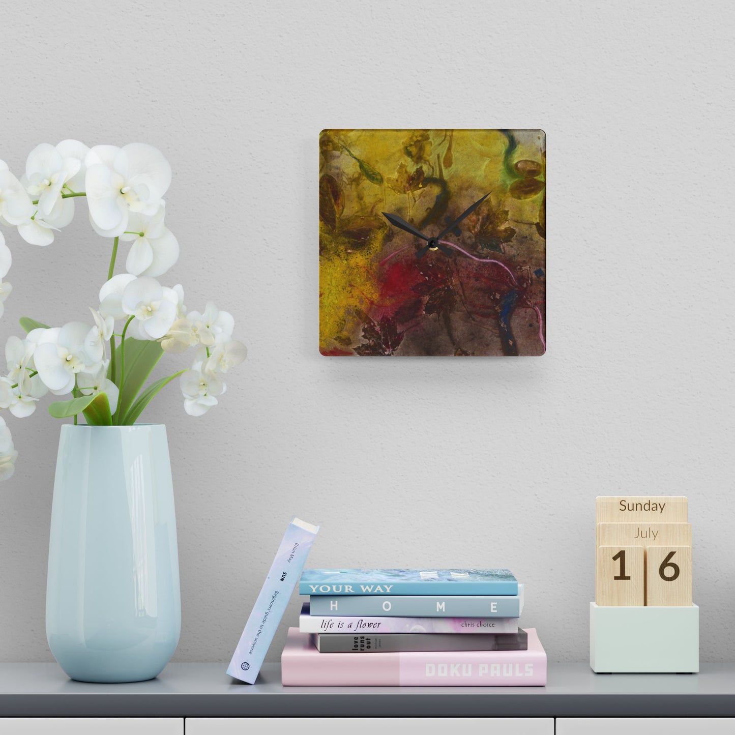 Natur b by Eskild Beck Wall Clock