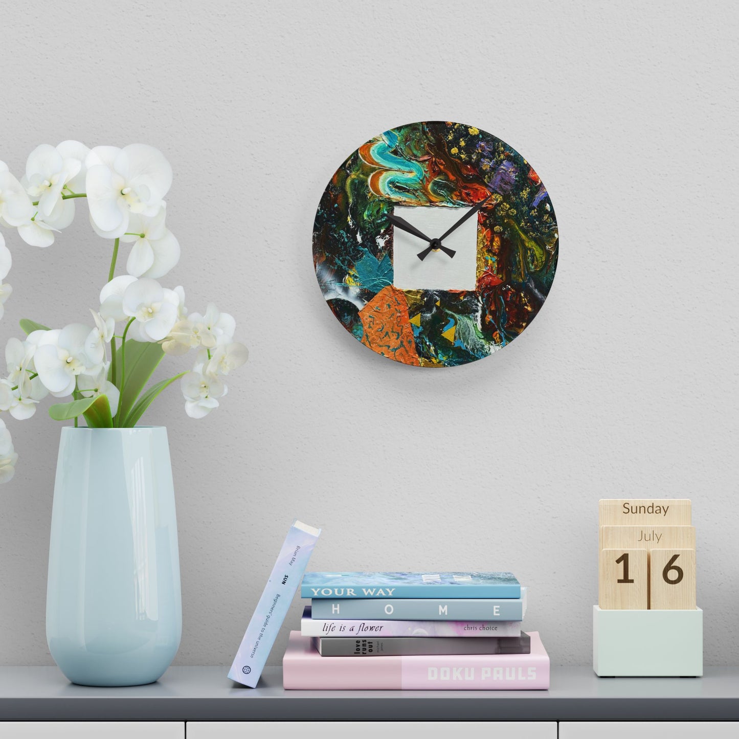 Headspace by James Sherwood Wall Clock