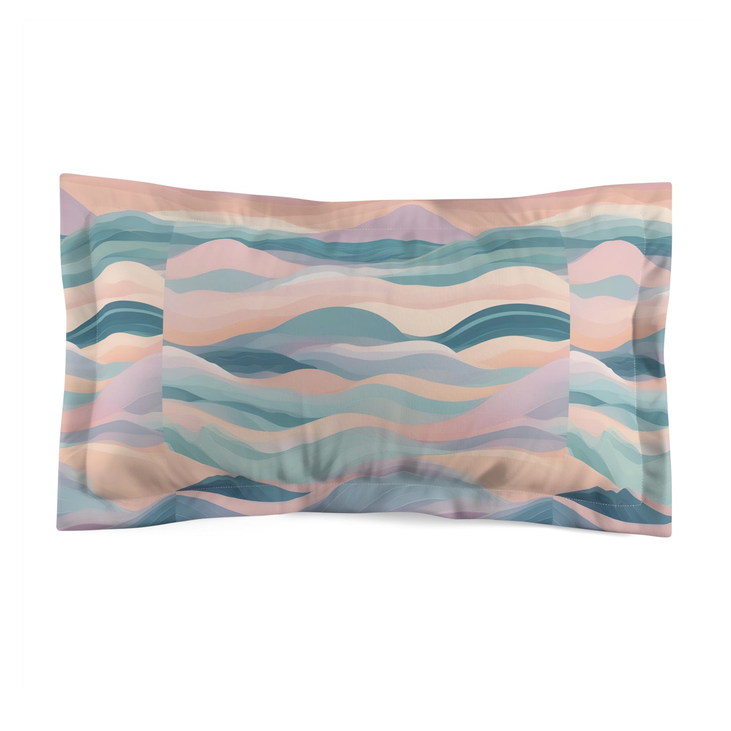 Serenity Wave Microfiber Pillow Sham