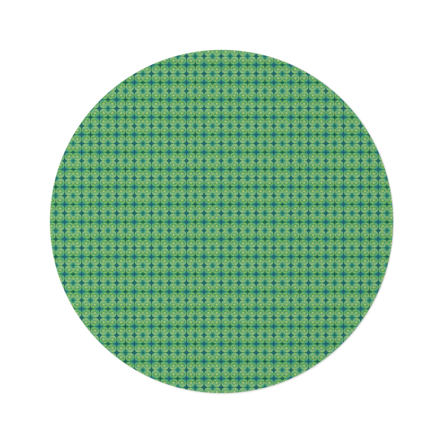 Safety Net Circles by Uta Feinstein Round Rug