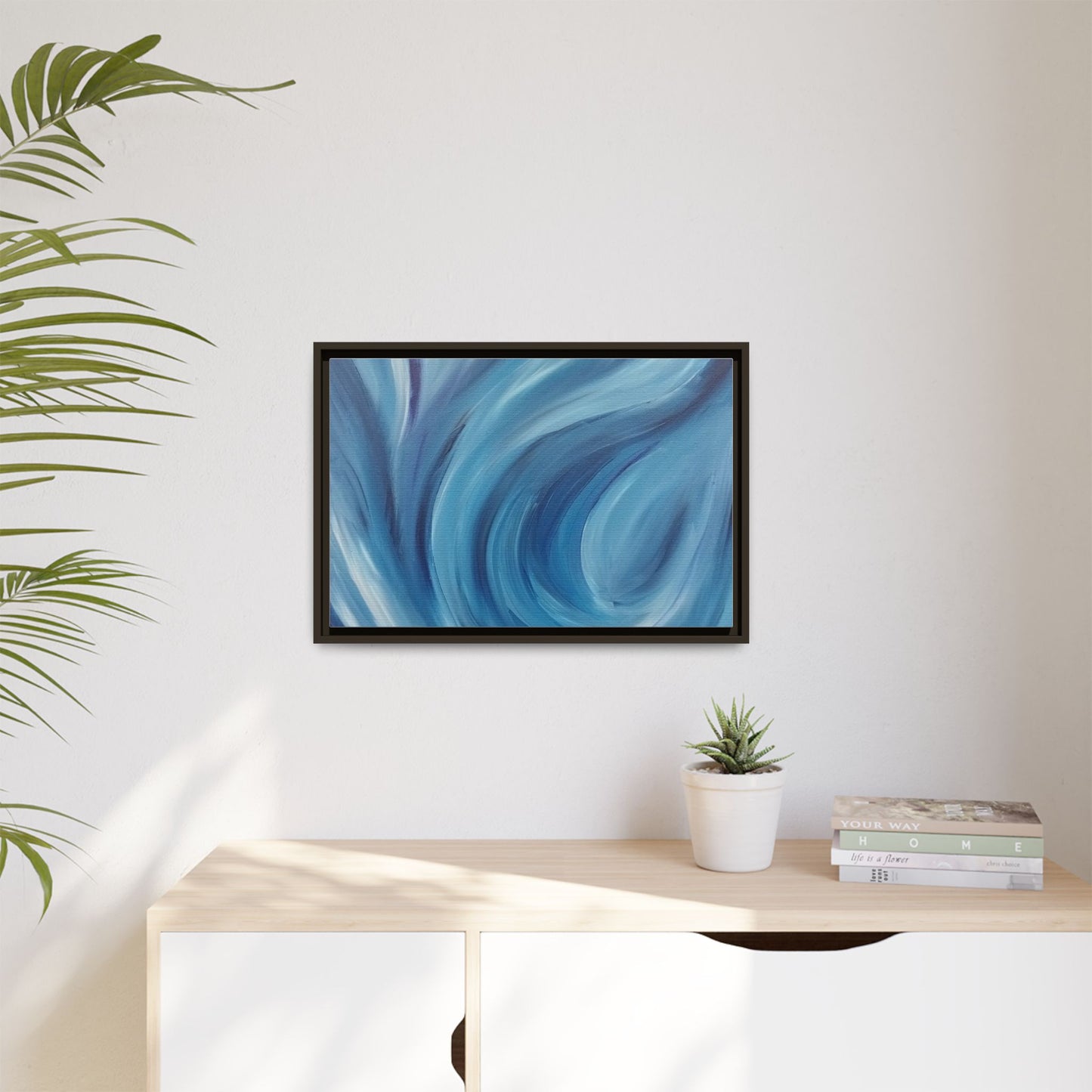 Intrinsic Reflection Framed Canvas Art