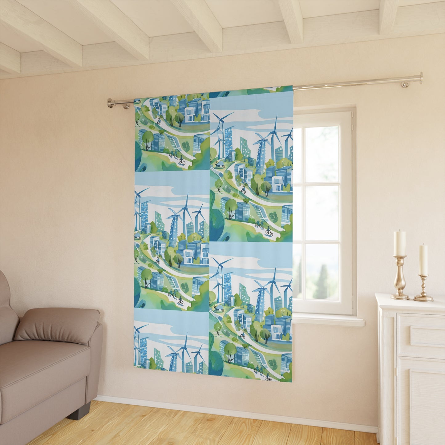 The City Window Curtain (1 Piece)