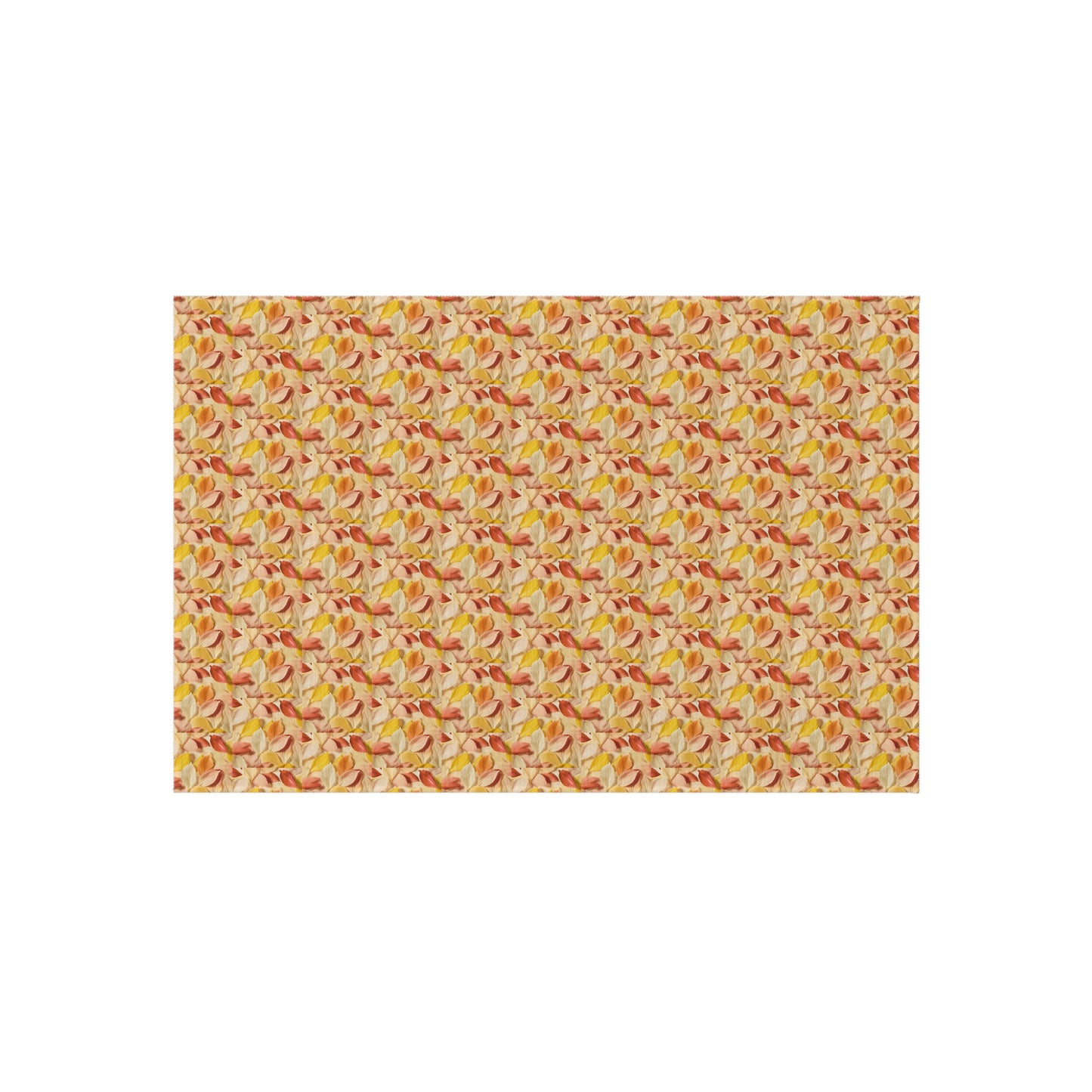 Textured Petals Outdoor Rug