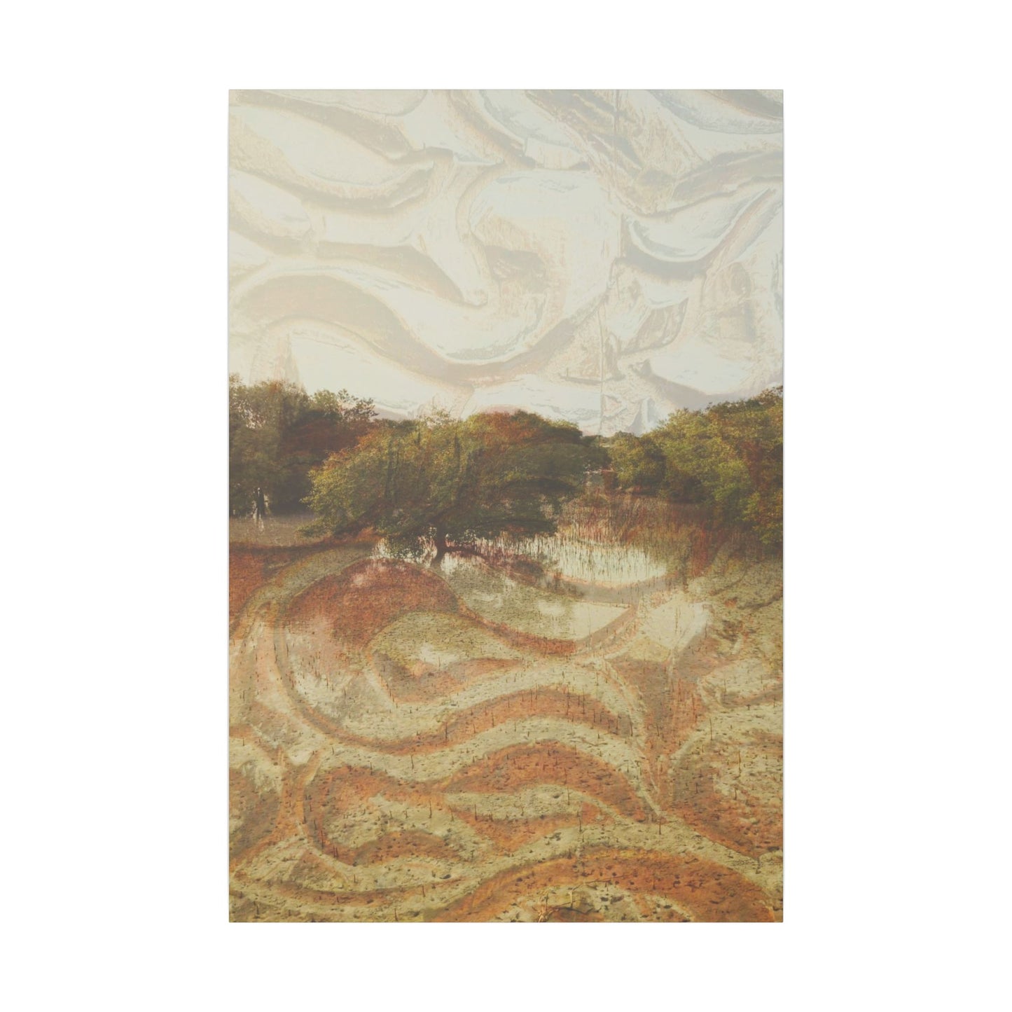 Serene Mangroves Canvas