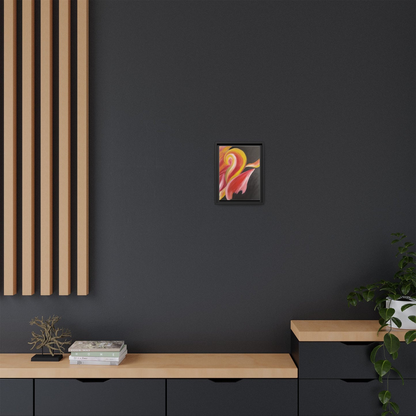 'A Autistic Phoenix' Framed Canvas Art