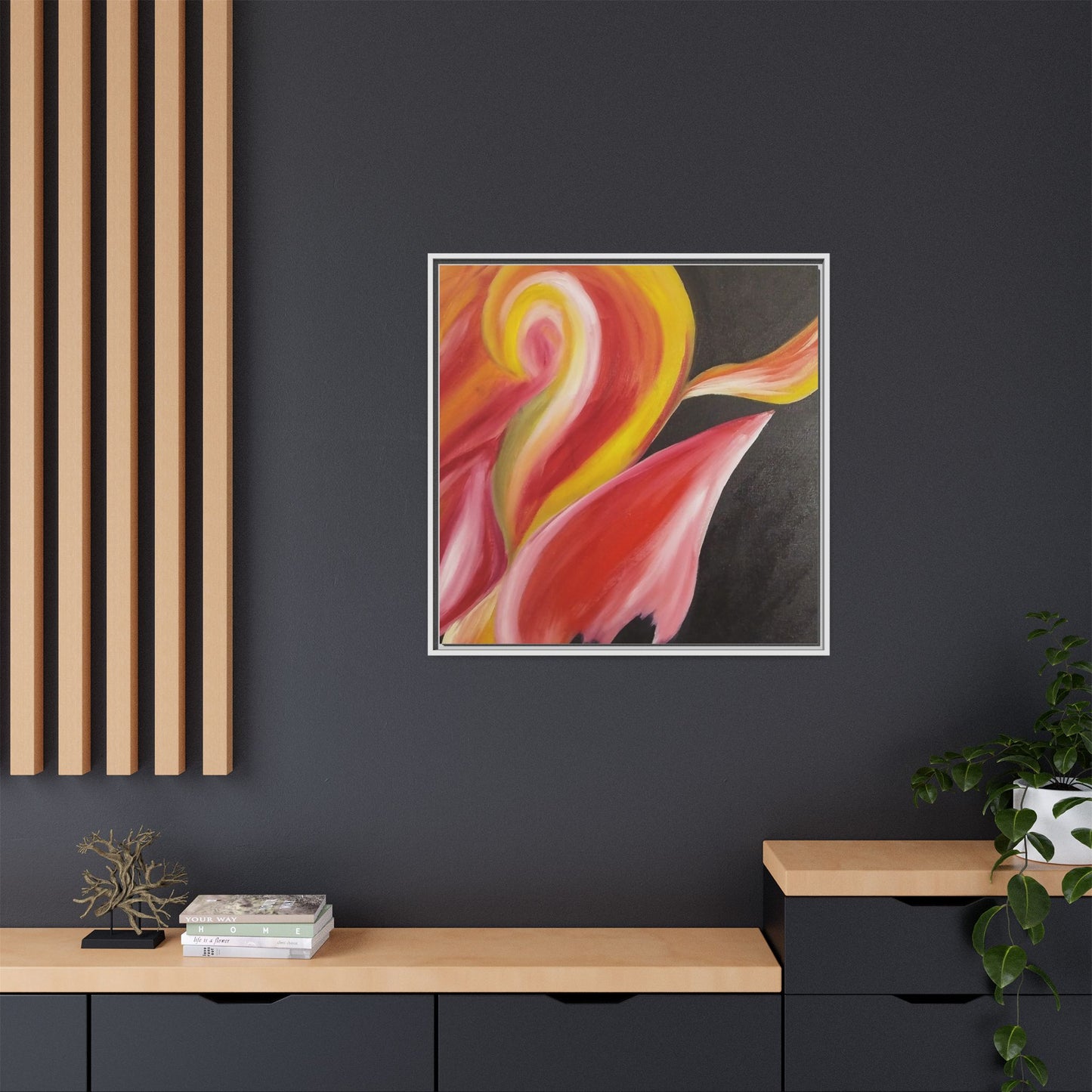'A Autistic Phoenix' Framed Canvas Art