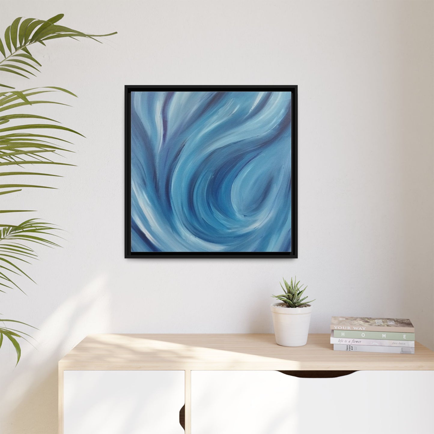 Intrinsic Reflection Framed Canvas Art