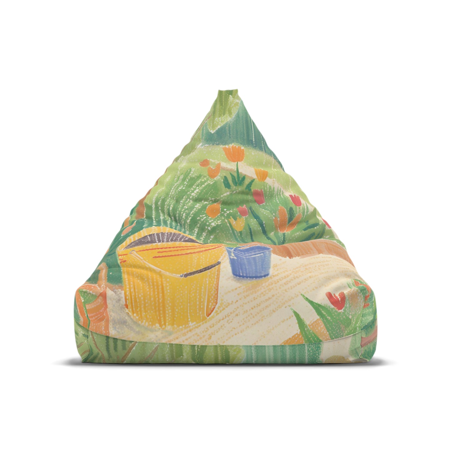 Rain Garden Bean Bag Chair Cover
