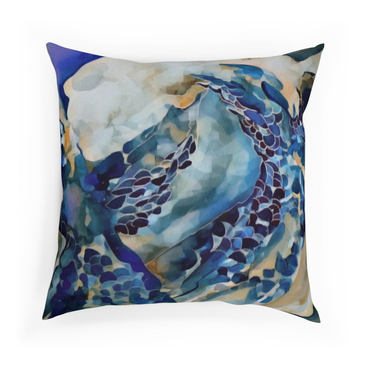 Liminal Light 1 by Helena Barbagelata Pillow