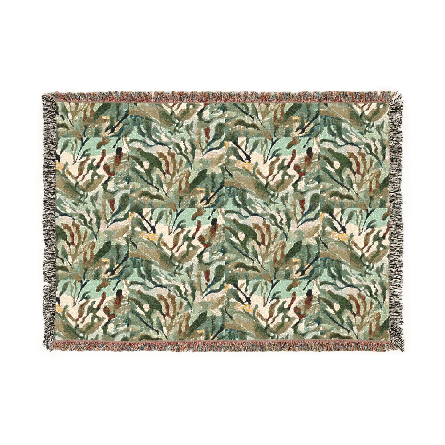 Pond Algae 100% Cotton Cozy Blanket