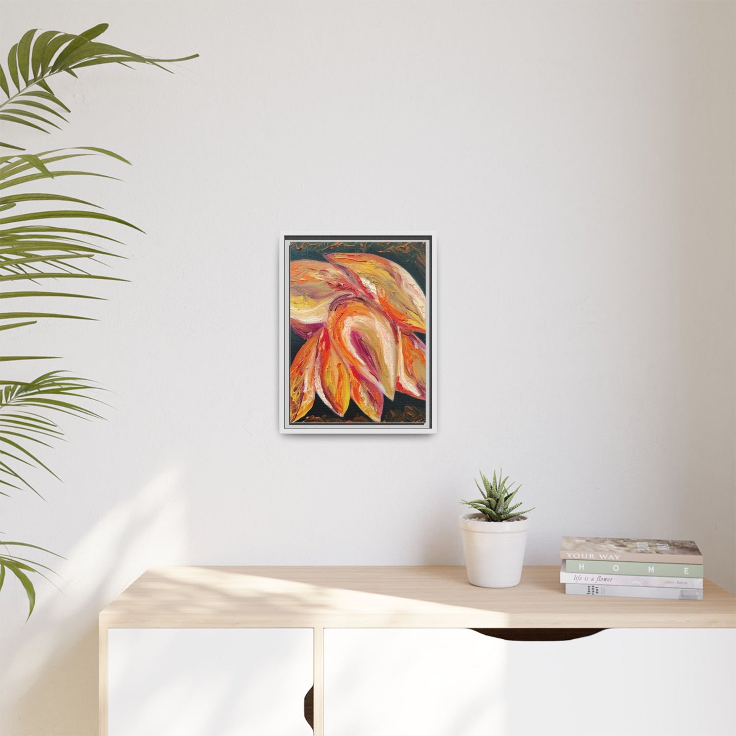 Dramatic Awakening Framed Canvas Art