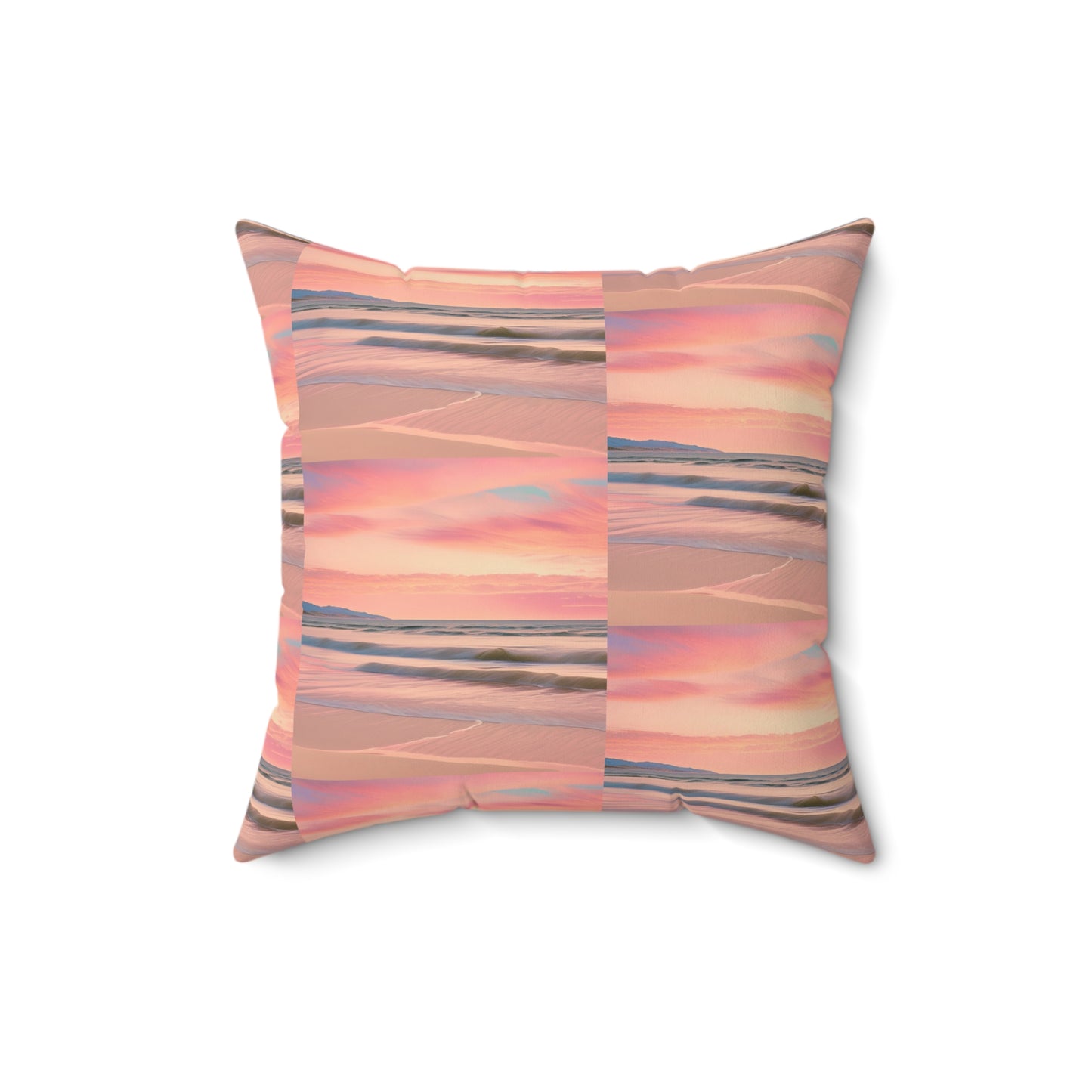 Horizon Faux Suede Square Pillow