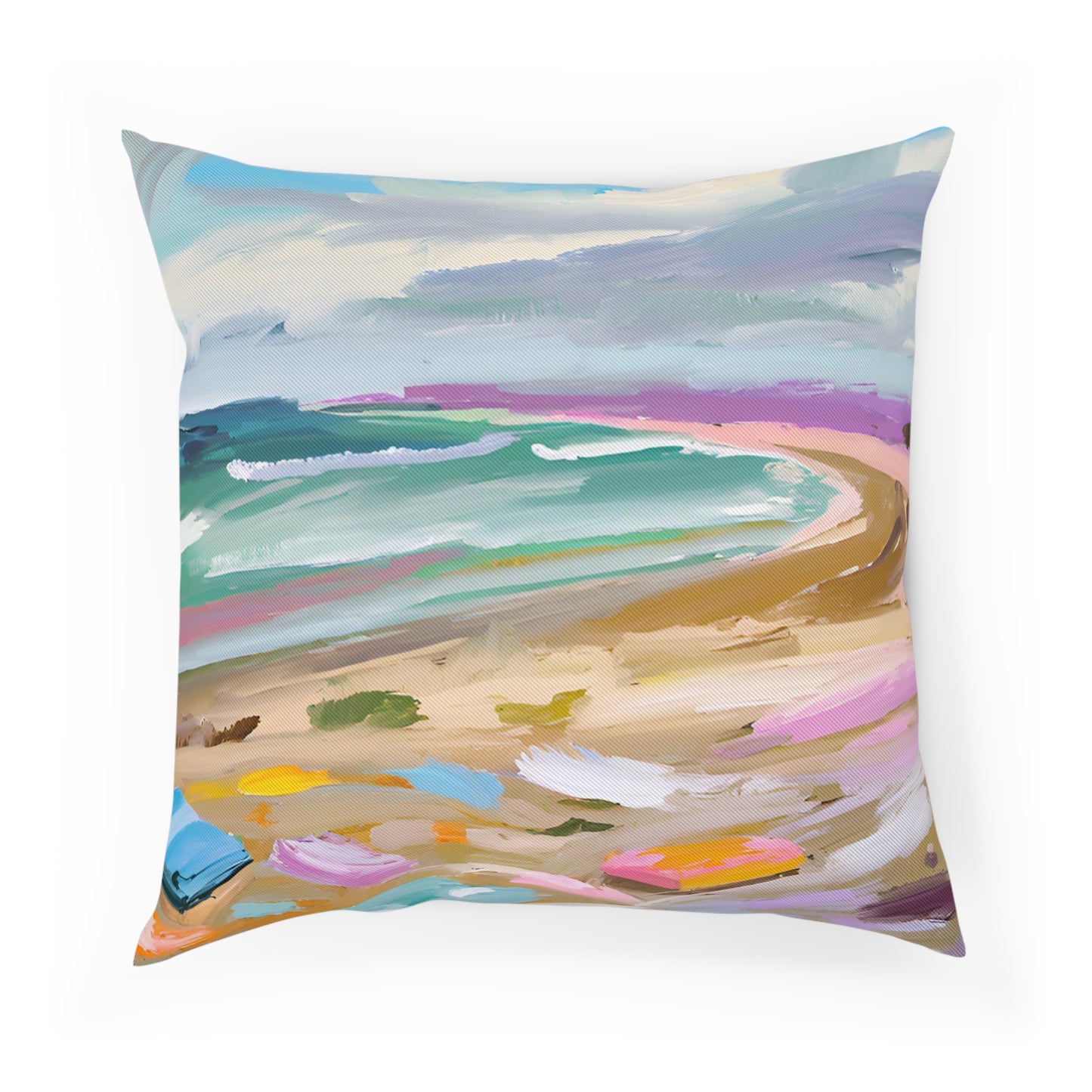 The Beach Eco-Friendly Pillow