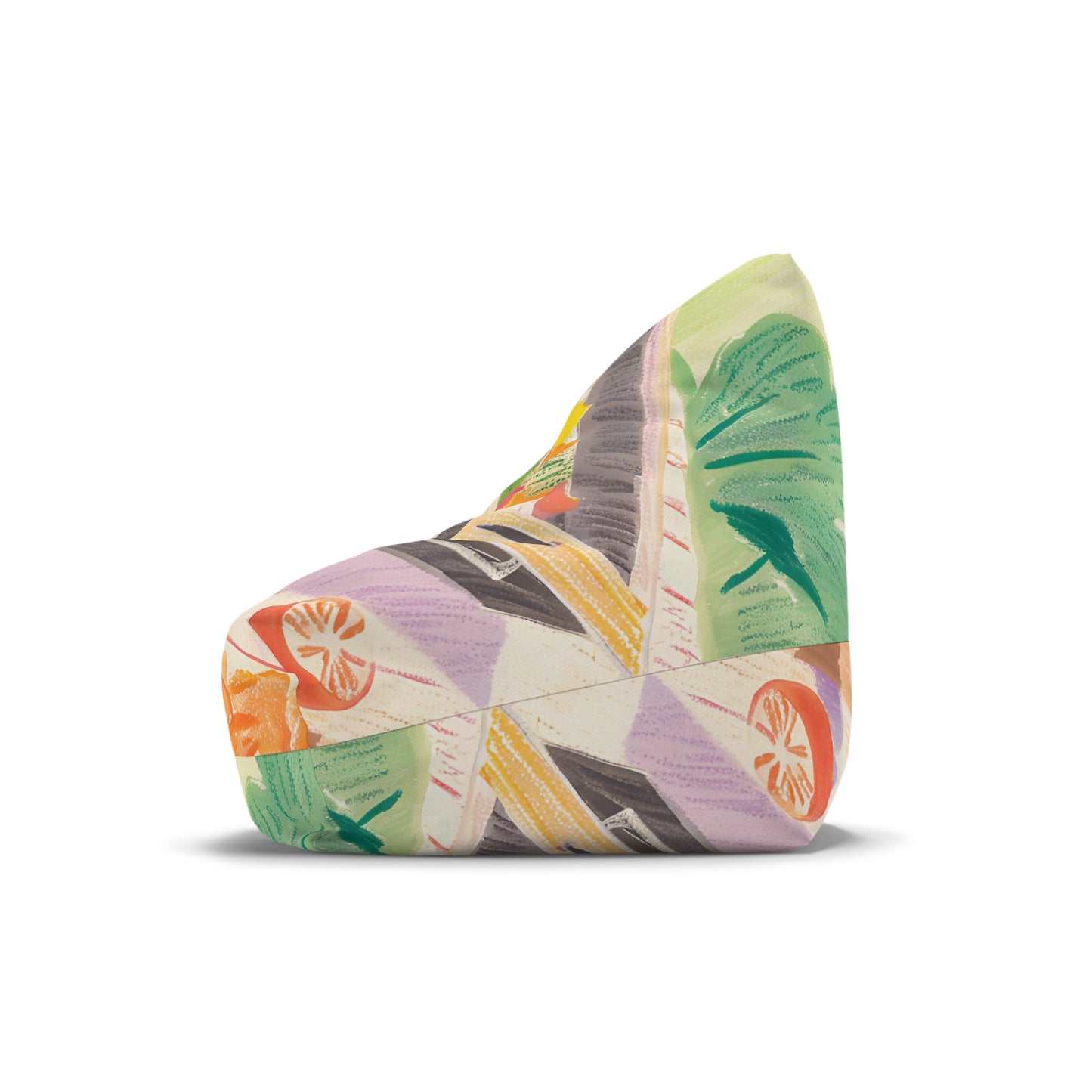 Food Bean Bag Chair Cover