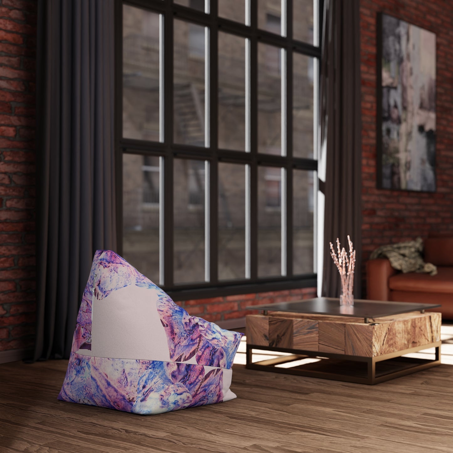 Butterfly by Lu Meng Bean Bag Chair Cover