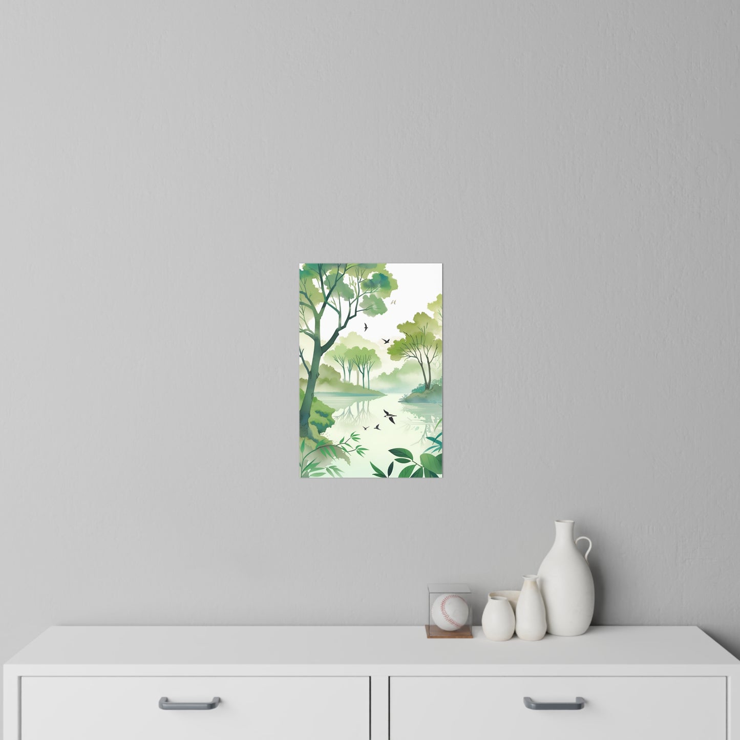 Tree Lake Wall Decals