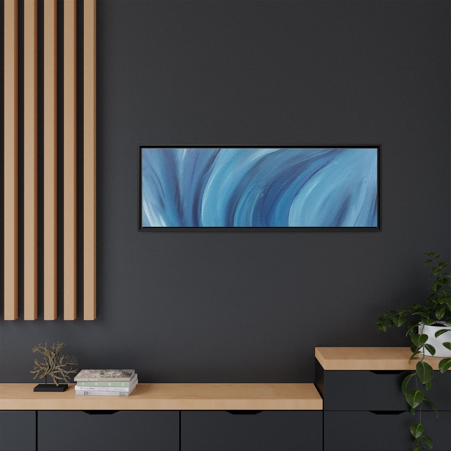 Intrinsic Reflection Framed Canvas Art