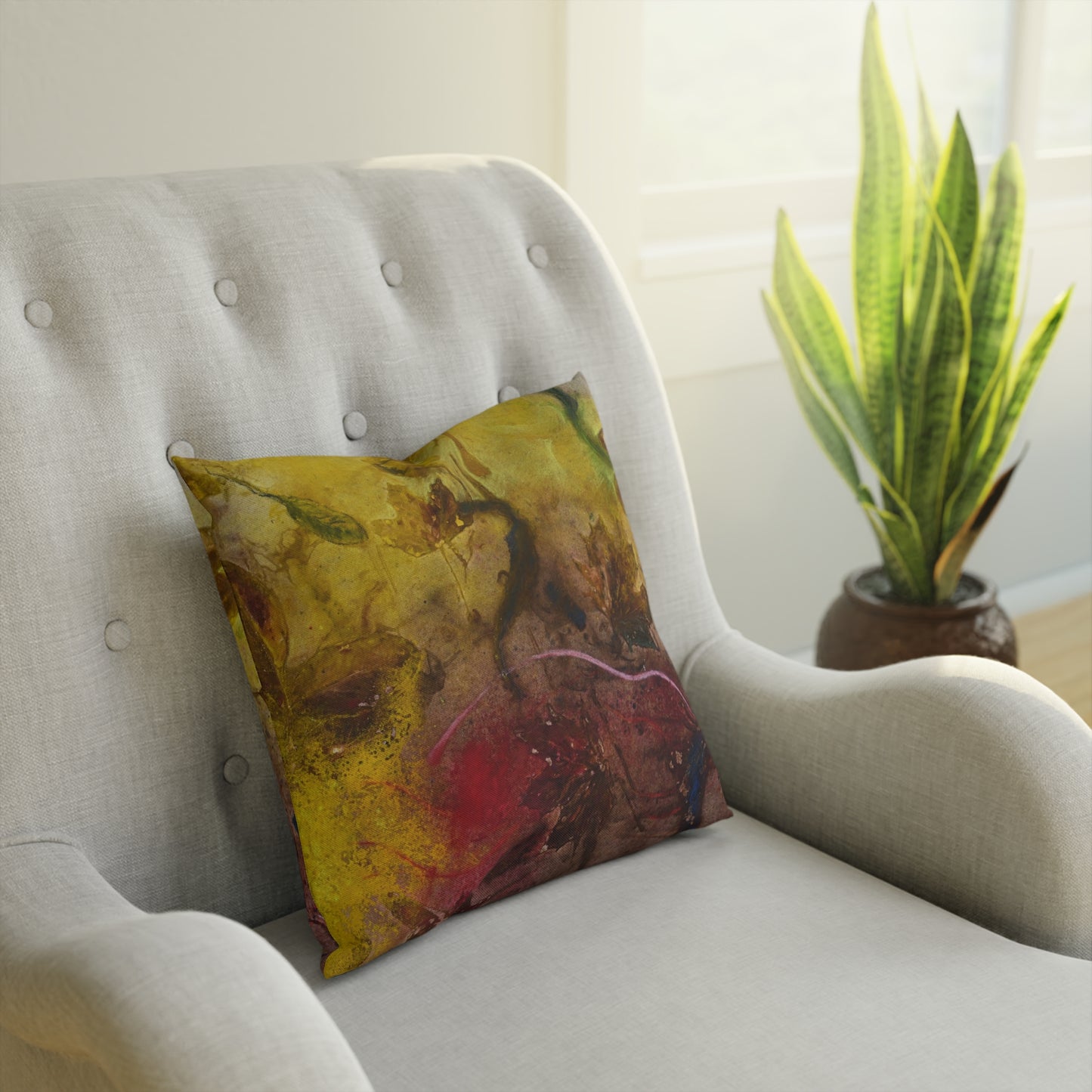 Natur b by Eskild Beck Pillow