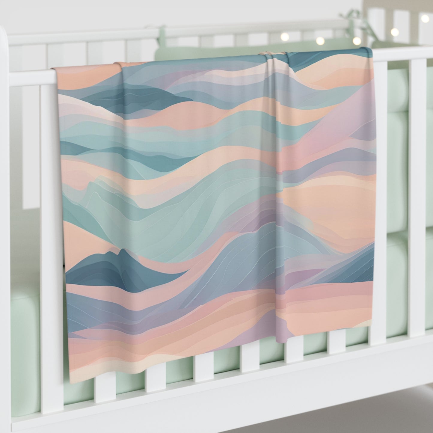 Serenity Wave Baby Swaddle Blanket