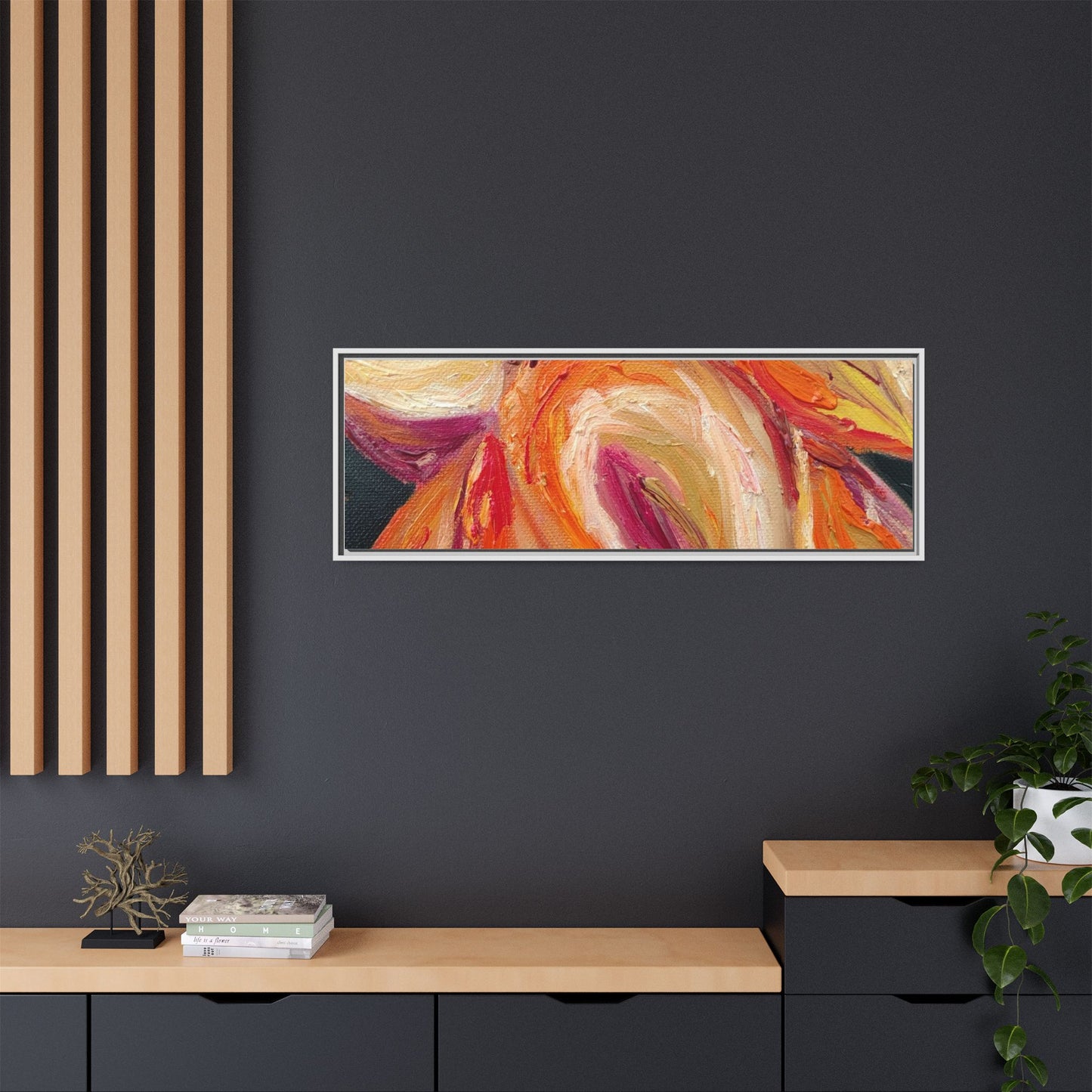 Dramatic Awakening Framed Canvas Art