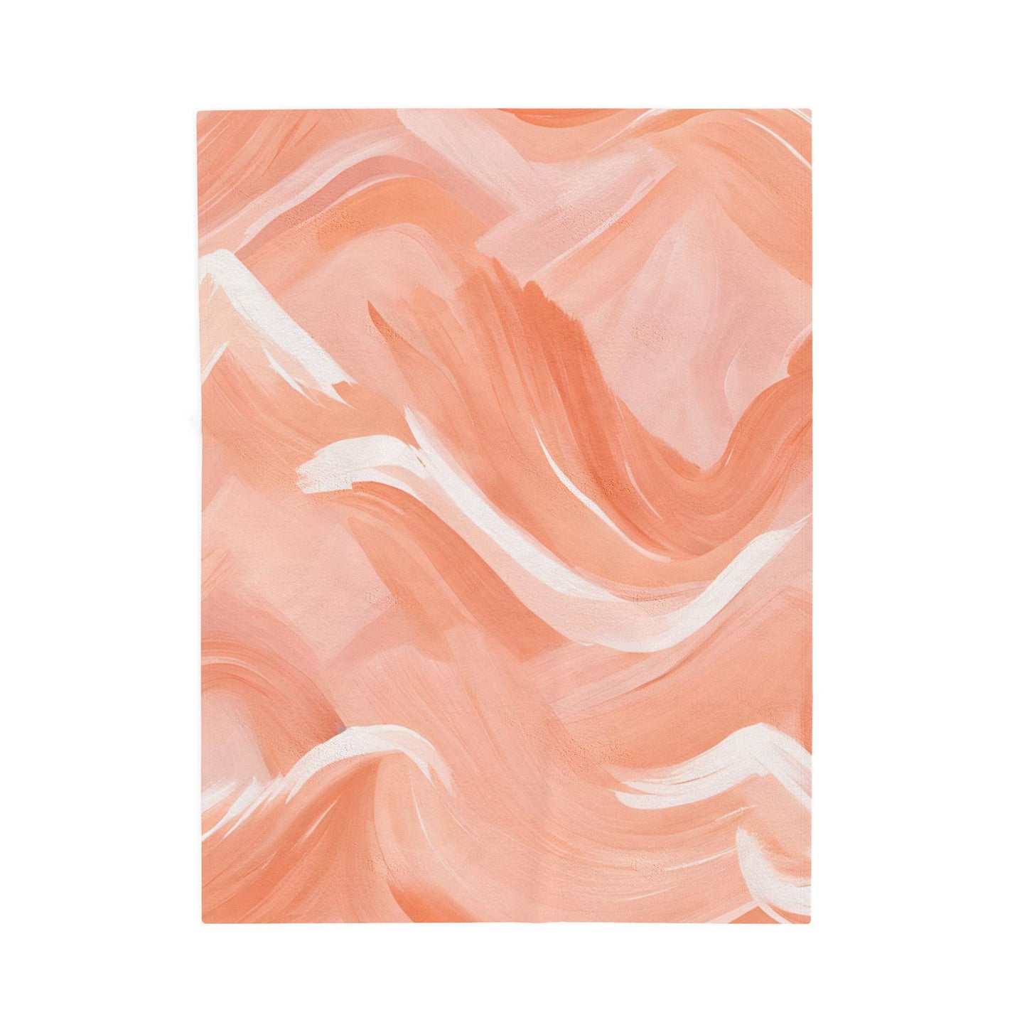 Dusk Brushstrokes Velveteen Plush Blanket