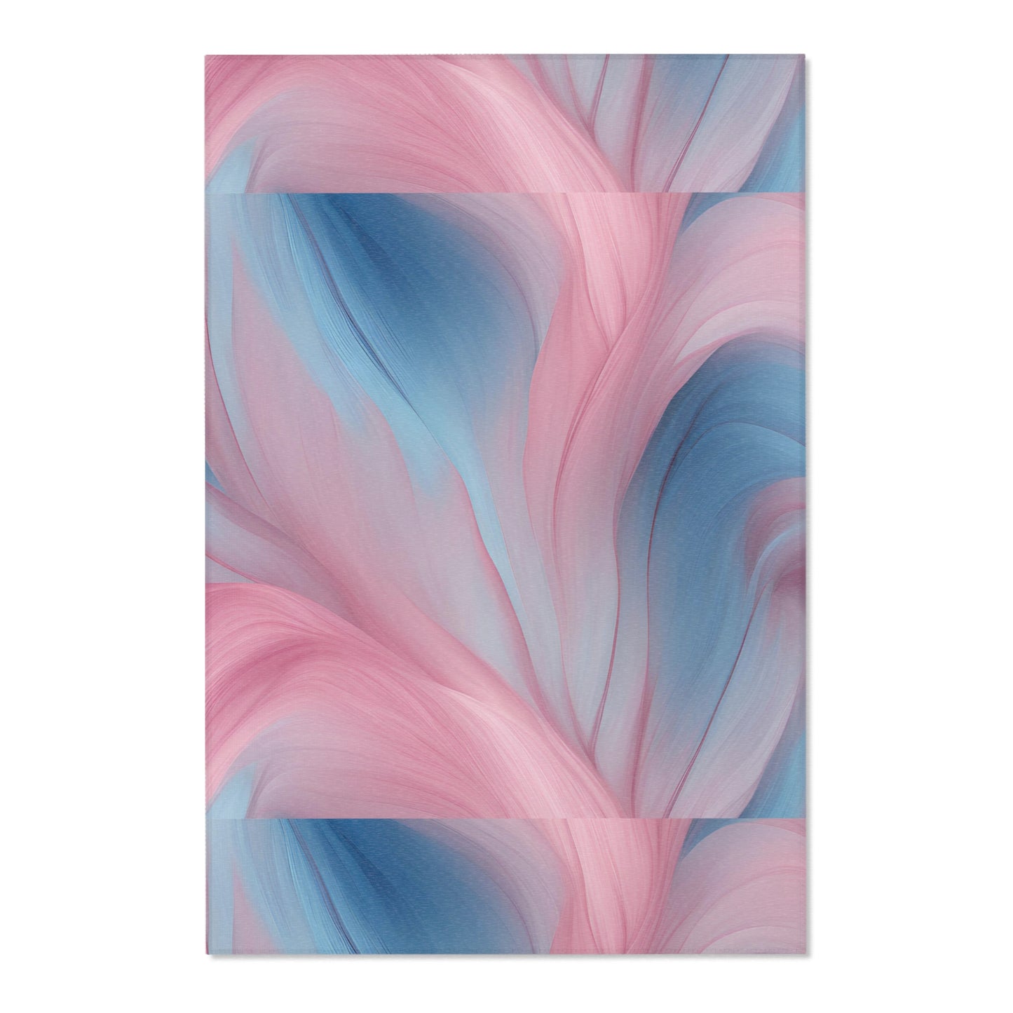 Rose Blue Area Rugs
