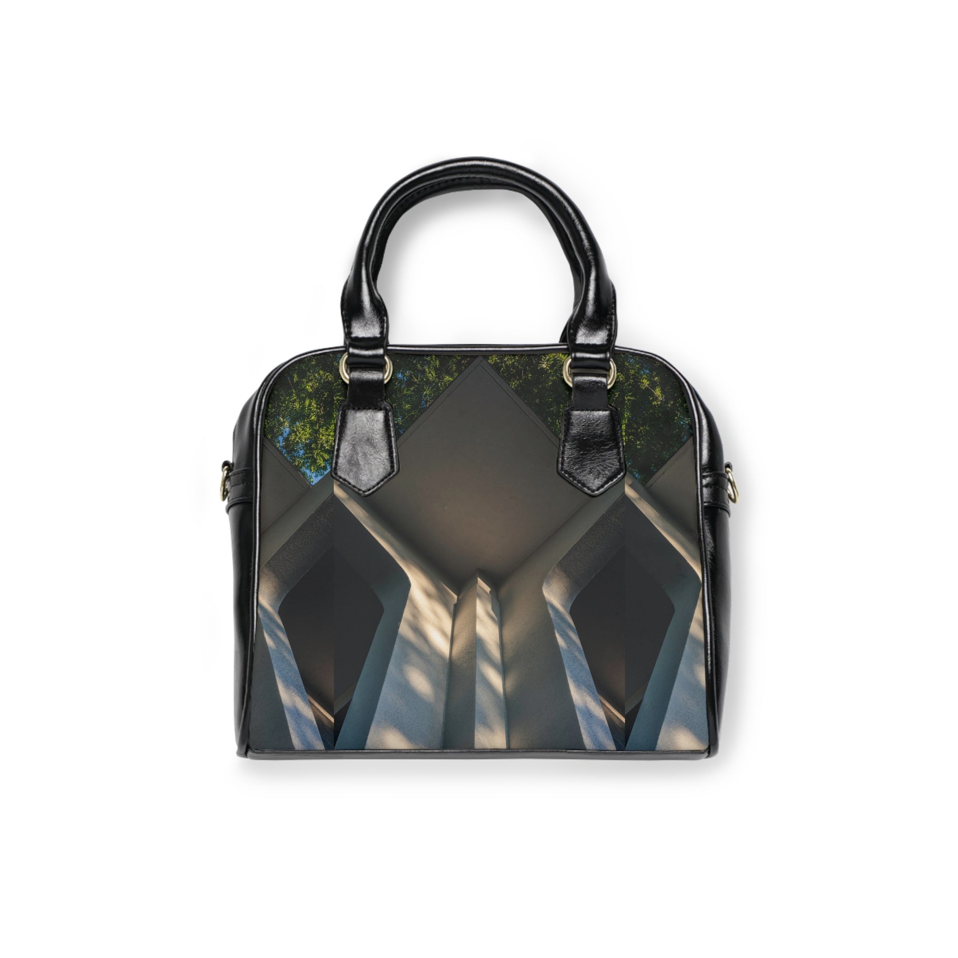 Geometric Corner Hand Bag