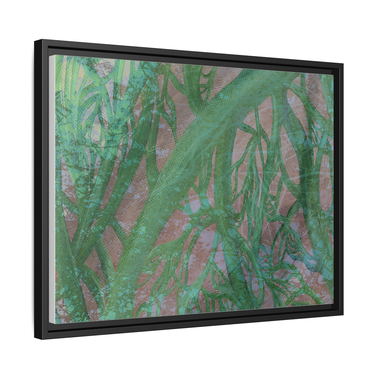 Inner Depths Framed Canvas Art