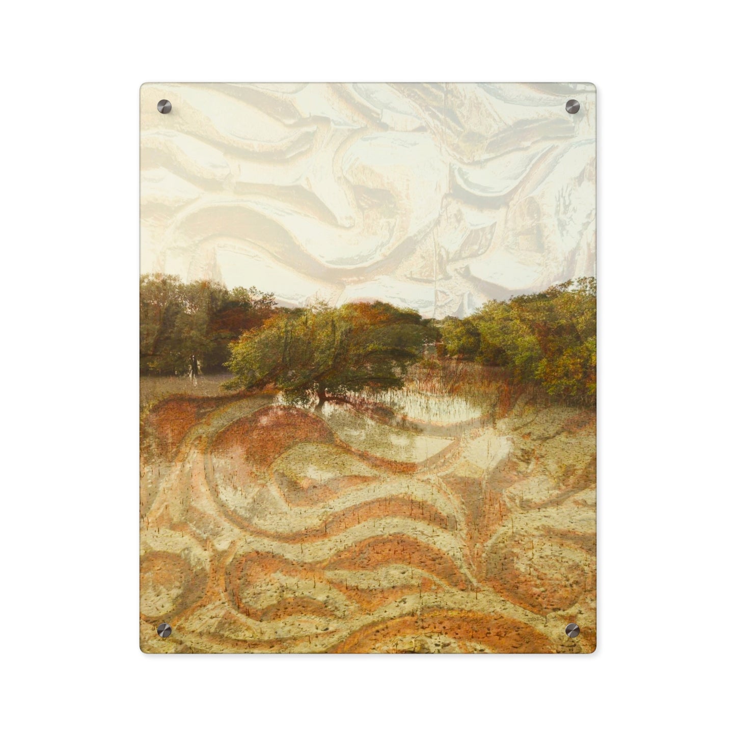 Serene Mangroves Acrylic Wall Art Panels